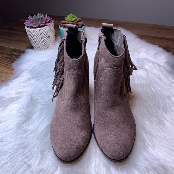 Steve Madden Ciarra Suede Fringe Bootie - Picture 3 of 9